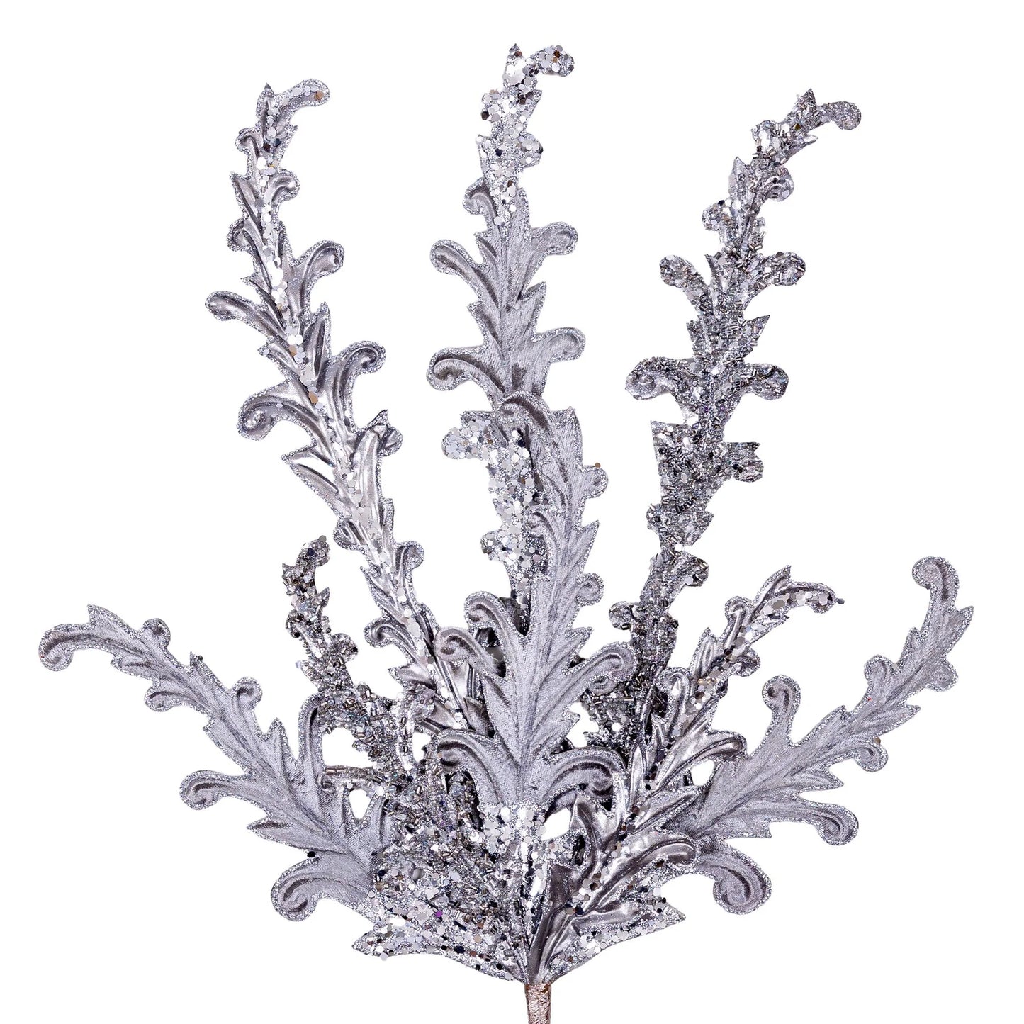 32 Inch Acanthus Lace spray- Pewter