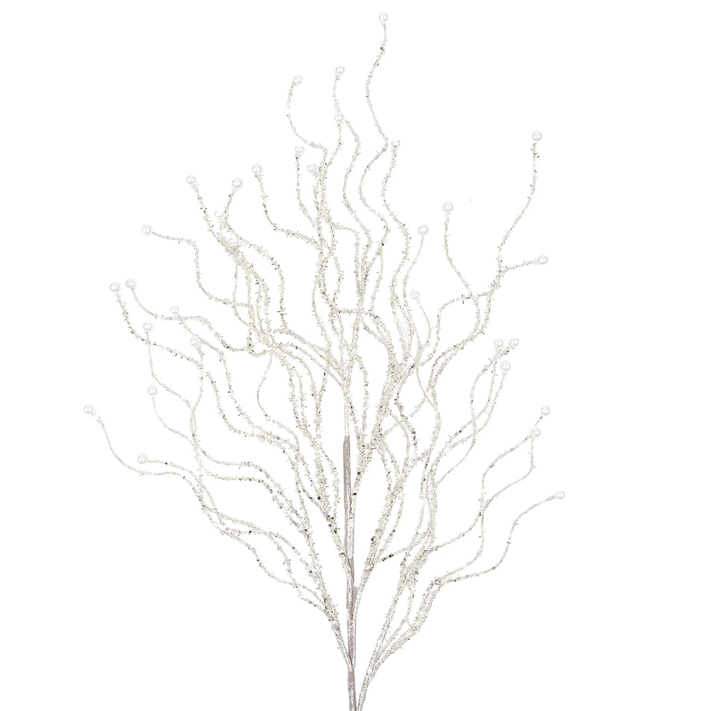 37 Inch Pearly Willow - White