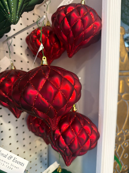 Red 6" Kismet Ornament