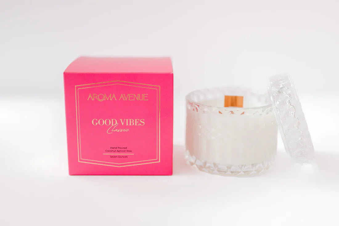 Aroma Avenue - 7 Oz - Good Vibes Candle