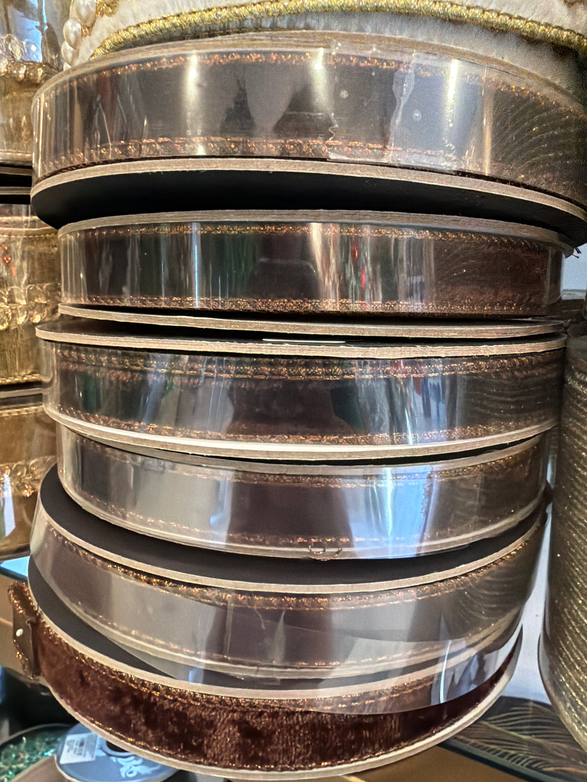 .75 X 10 Yard - Chocolate Velvet Luster Ribbon