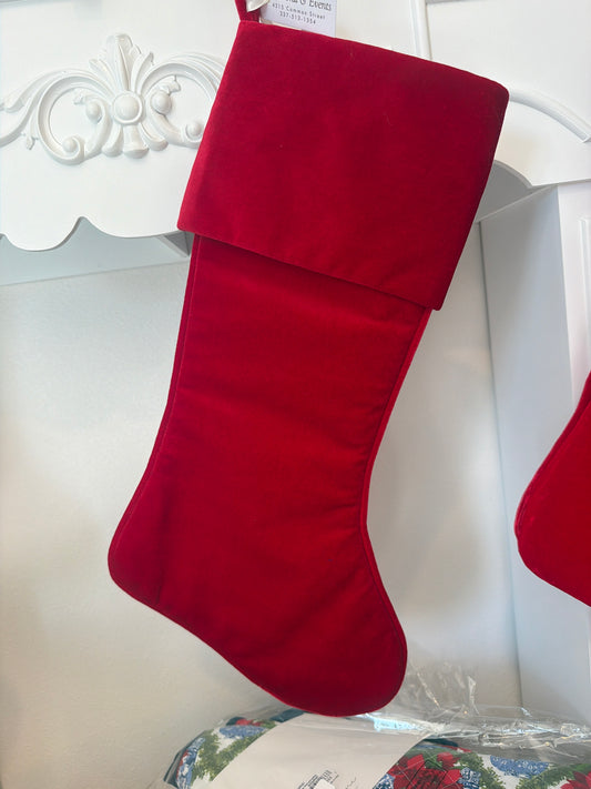 23 Inch - Red Velvet Stocking