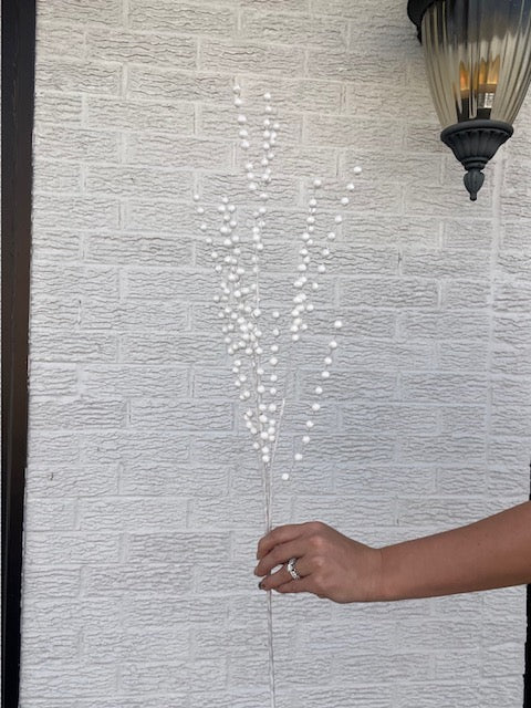 Glitter Ball Spray - White