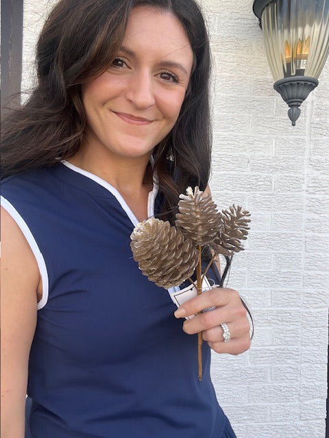 Mini Iced Pinecone Pick