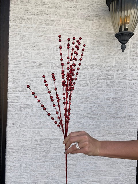 Glitter Ball Spray - Red