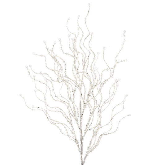 37 Inch Pearly Willow - White